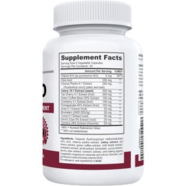 UricPro Uric Acid Cleanse Supplement | Tart Cherry, Turmeric, Celery, Bromelain, Cranberry & More | Non-GMO | 60 Vege Capsules