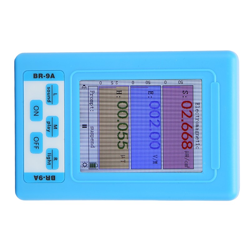 Electromagnetic Radiation ABS Detector Dual Purpose EMF Magnetic Field Tester