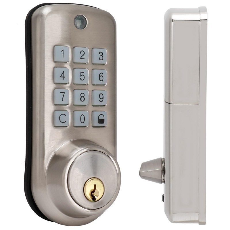 Uadme Coded Lock Mechanical Door Lock Set with Keypad, Combination