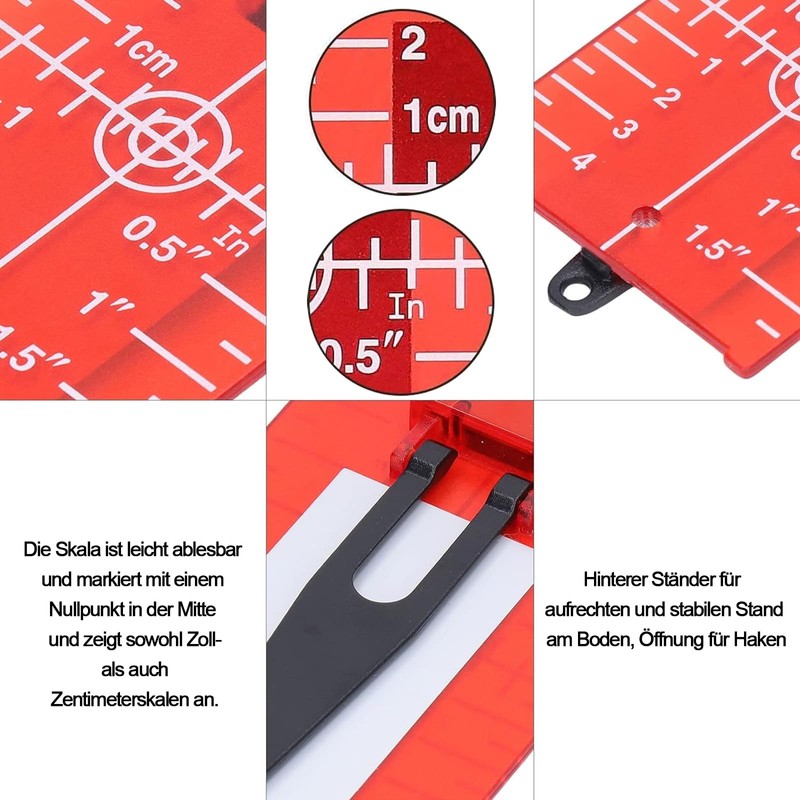 Green Laser Target Board with Reflectors for Improved Visibility -
