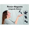 Janni-Shop-Geschliffene Formen 1 Paar Magnete in Oliven Form aus magnetisiertem