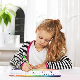 32 Pack Number Line Dry Erase White Board Double Sided Classroom Must Haves Math Manipulatives Teacher Supplies for Kindergarten Elementary Special Education Students Homeschool 12"x4"