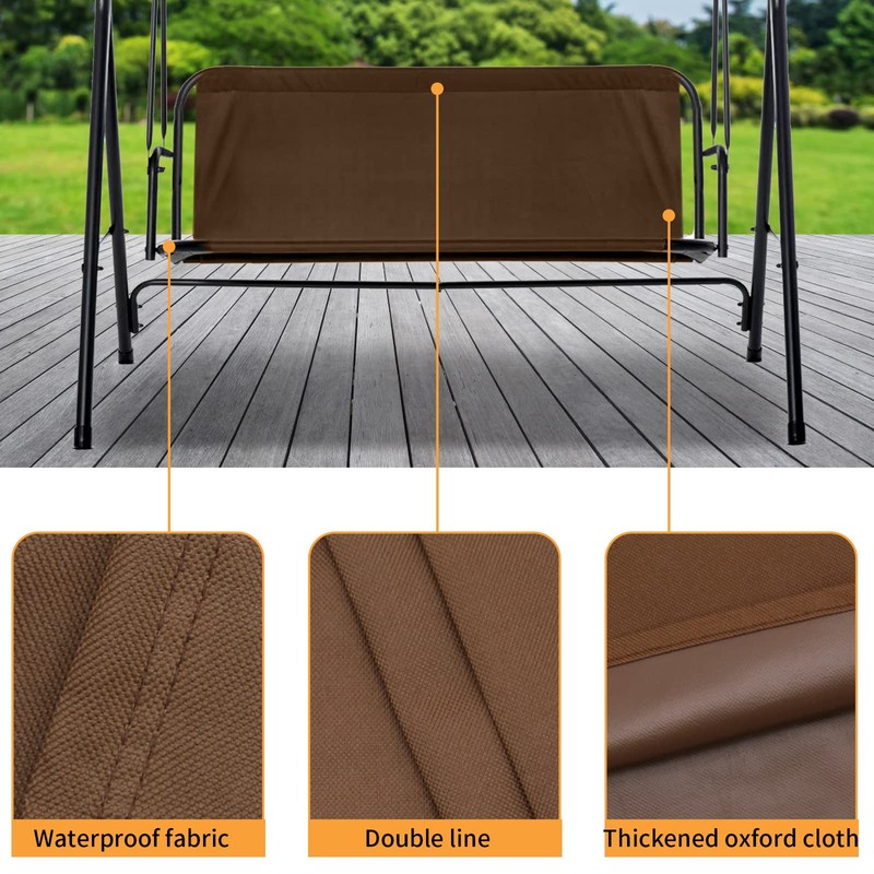 Replacement Swing Seat Cover, Patio Swing Cover, Oxford Waterproof Swing