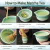 Buucup Japanese Matcha Set, Matcha Bowl with Spout, Matcha Whisk