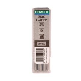 Hitachi – 780374 Metal Drill Bit – DIN 338 Multipack 5 Pcs 10.4 x 133 mm Length Util 87 mm