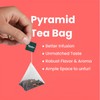 Teaniru, Rose Lemon Tea, 100 Pyramid Tea Bags, Individual Sachets