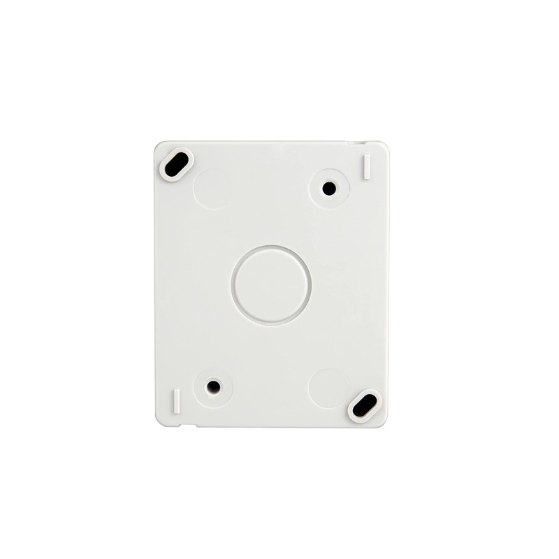 Surface-Mounted Wet Room Schuko Sockets and Toggle Switch with 1-Way