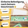 Thank you. Mojito Motivation, Funny Decorative Plastic Sign with Saying
