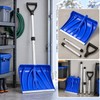 18-Inch Snow Shovel for Driveways and Walkways – Adjustable Aluminum