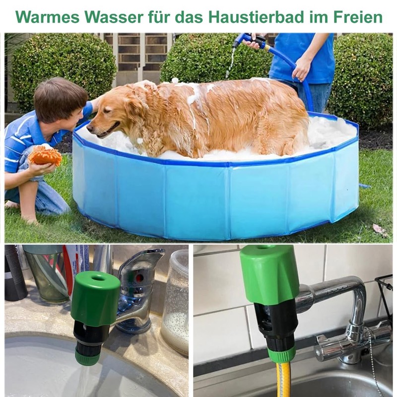 Ecyc Kitchen and Garden Watering Tap, Hose Pipe Snap Connector