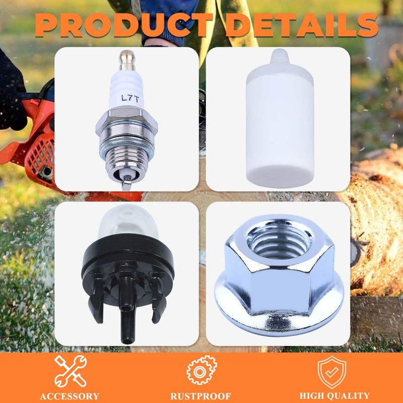Hyceker MS661 Ignition Coil Module Spark Plug Kit For Stihl