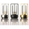 Cordless Table Lamp, LED Touch Metal Bedside Lamp, 3-Colour Infinitely