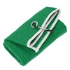TIXIPEM 16" x 16" Golf Towel - Tri-Fold Microfiber Waffle
