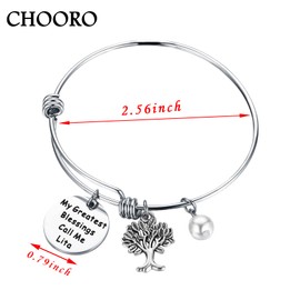 CHOORO Lita Gifts My Greatest Blessings Call Me Lita Bracelet Mother's Day Gift For Mom Grandma Lita Birthday Gift (Call Me Lita Br)