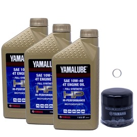 Edwards Full Synthetic Oil Change Kit fits 2018-2024 Yamaha MT-07 Motorcycle