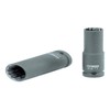 KS TOOLS 515.0971 1/2" Bi hex impact socket, long, 25mm