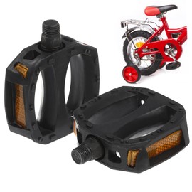 Kisangel 1 Pair Kids Bicycles Pedals Kids Cycle Pedals Bike Ride Supplies Compact Lightweight Sealed Bearing Random Color