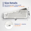 Bernkot Corner Shower Shelf 12" Polished 304 Stainless Steel Recessed