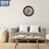 Rm Regalomex Reloj Análogo De Pared Forma Engrane 44 Centímetros