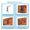TRBSXRT Stainless Steel Brick Wall Clips - Heavy Duty Brick