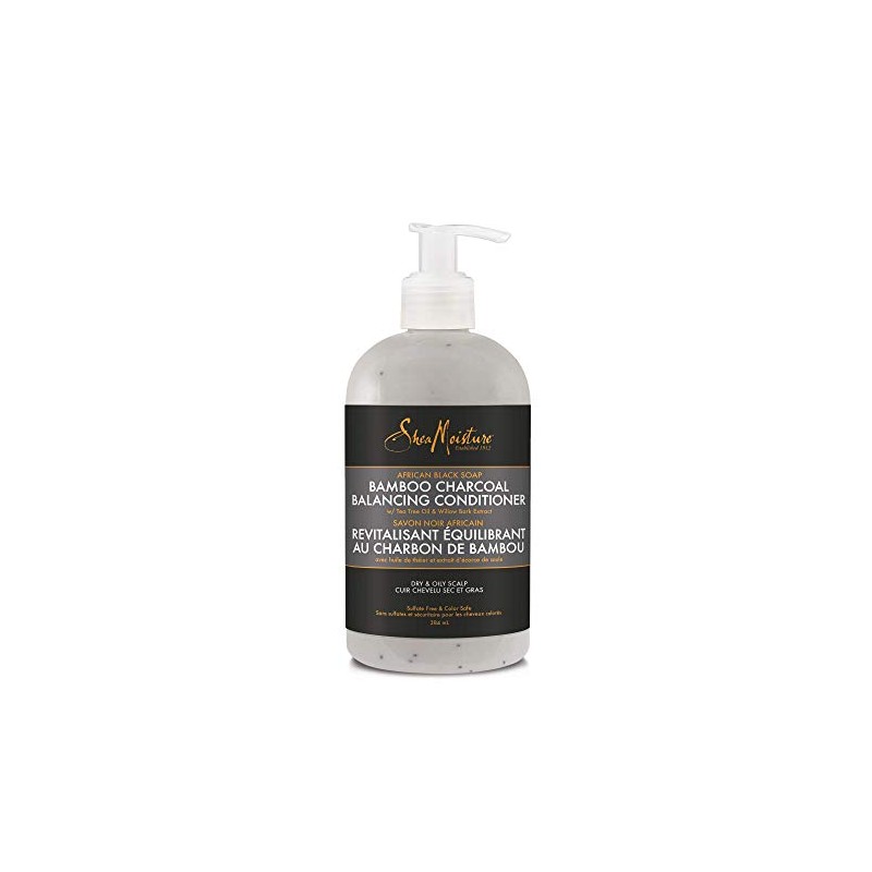 Shea moisture African Black Soap Bamboo Charcoal Conditioner 384 ml/13