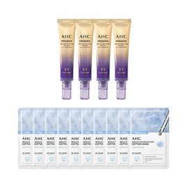 AHC Eye Cream Season 13 40ml x4 + Moisturizing Mask Pack 10 Sheets / AHC 아이크림 시즌13 40ml x4 + 모이츠춰라이징 마스크팩 10매