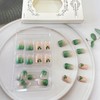 St. Patrick's Day Press on Nails Short Square Fake Nails