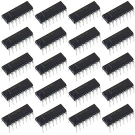 Bridgold 20pcs SN74HC165 74HC165 SN74HC 165 8-Bit Parallel-Load Shift Registers IC Chip,DIP-16.