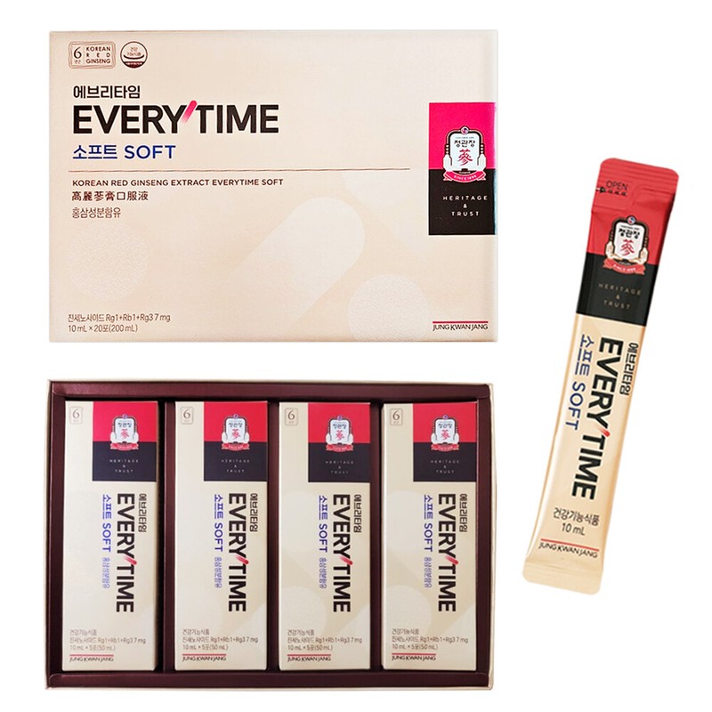 Jeonggwanjang CheongKwanJang Red Ginseng Extract Everytime Soft 10ml x 20