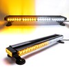 CUMART 26.5" Amber white 54 LED Automotive Rooftop Beacon Emergency