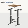 DUMOS Rolling Standing Desk, Sit Stand Desk, Computer Cart