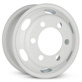 For 1995-2023 Isuzu NPR 16 Inch Painted White Rim - OE Direct Replacement - Road Ready Car Wheel