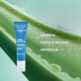 YVES ROCHER - Hydra Water Plump - Contorno de Ojos Hidratante - con Ácido Hialurónico - Todo Tipo de Piel - Vegano, 15 ml