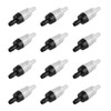 12 PCS Clear Plastic One Way Aquarium Air Pump Check