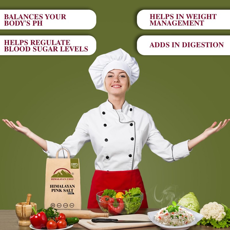 Himalayan Chef Pink Himalayan Salt, 10 lbs (2 x 5