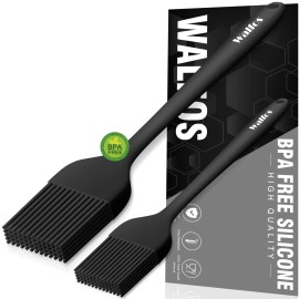 Walfos Silicone Basting Pastry Brush, Heat Resistant Pastry Brush Set,