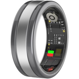 Smart Ring Android iOS Pedometer Smart Rings for Men Smart Rings for Women Rose Gold Silver Fitness Ring Heart Rate Monitor Sleep Tracker Activity Tracker Smart Ring Gesture Control Fitness Tracker