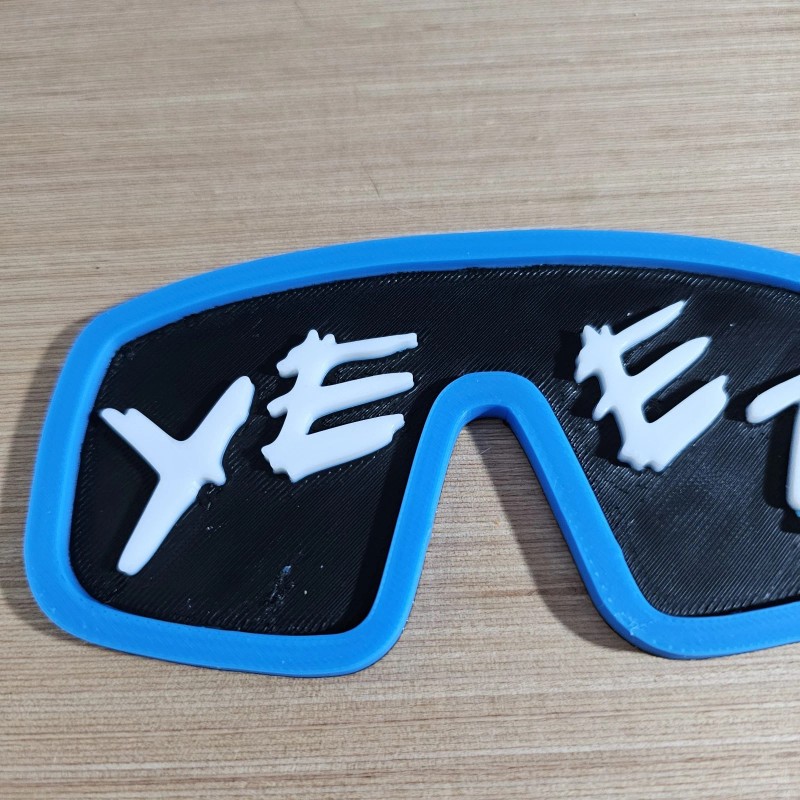 Mattel WWE Mattel Jey Uso 3D Printed YEET Glasses Blue