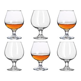 Srgeilzati Snifters 8.8 oz Shot Glasses Set of 6 Cute Brandy Cognac Glasses (266ml | 8.8 floz)