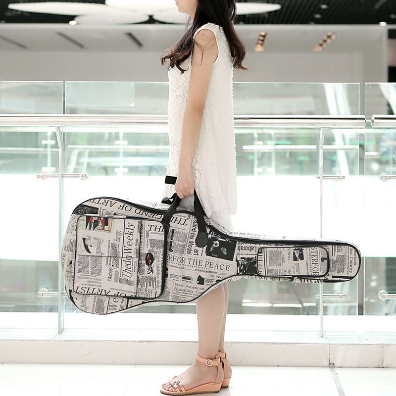 600D Water-resistant Oxford Cloth Newspaper Style Double Stitched Padded Straps