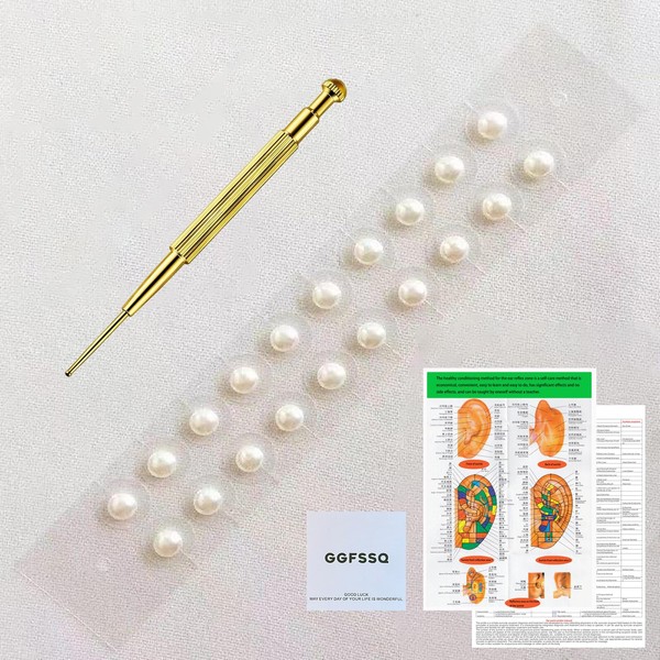 Pearl Ear Seeds Acupuncture Kit - Acupressure with Ears Seed,