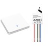QIACHIP 220 V 230 V Wireless Light Switch, 433 MHz
