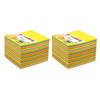 4A Super Sticky Notes,4 x 4 Inches,Large Size,Neon Assorted,Lined,Self-Stick Notes,100