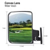 10L0L Golf Cart Side Mirrors with Blind Spot Mirrors, Universal
