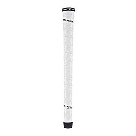 SuperStroke Traxion Wrap Gold Club Grip, White (Oversize) | Advanced Surface Texture That Improves Feedback and Tack | Extreme Grip Provides Stability and Feedback | Transfer Speed More Effectively
