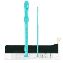 Mr.Power Soprano Recorder German Style C Key Recorders Gift for Beginners Practice, Education, Performance, Ensemble Playing (Green)