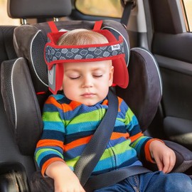 Alaoo Kids Car Seat Travel Head Support, Car Safety Sleeping Head Rest Pillow, Adjustable Infants and Baby Neck Head Support for Car Seat for Car Plane Seat Travel Journey Red Better Quality