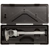 Mitutoyo 505-675-56 Dial Caliper, Stainless Steel, Black Face, 0-6" Range,