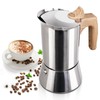 Uncoated 12 Cup Moka Pot 304 Thickened Stainless Steel Coffee