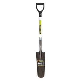 Drain Spade, 29 in. Handle L, Steel Blade